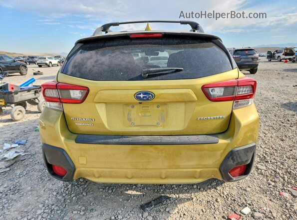 JF2GTAPC2MH297194 2021 SUBARU CROSSTREK Зеленый Вид сзади