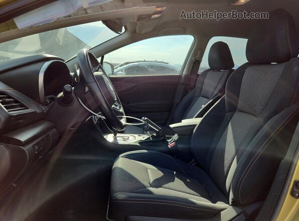 JF2GTAPC2MH297194 2021 SUBARU CROSSTREK Зеленый Вид салона спереди