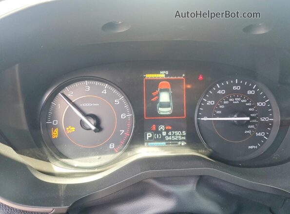 JF2GTAPC2P8280836 2023 SUBARU CROSSTREK Charcoal Instrument cluster view