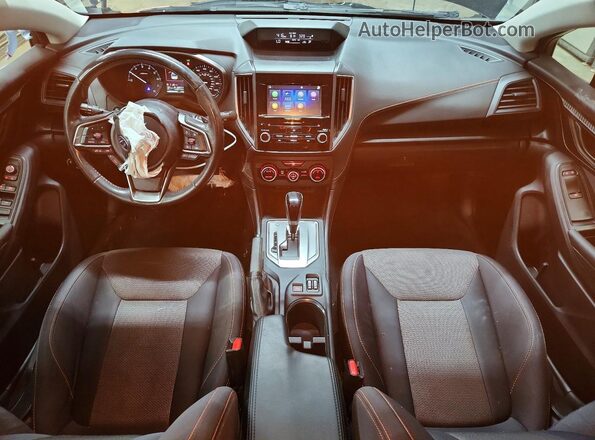 JF2GTAPC3L8204438 2020 SUBARU CROSSTREK Black Widok deski rozdzielczej