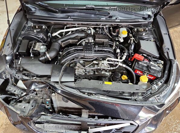 JF2GTAPC3L8204438 2020 SUBARU CROSSTREK Black Widok komory silnika