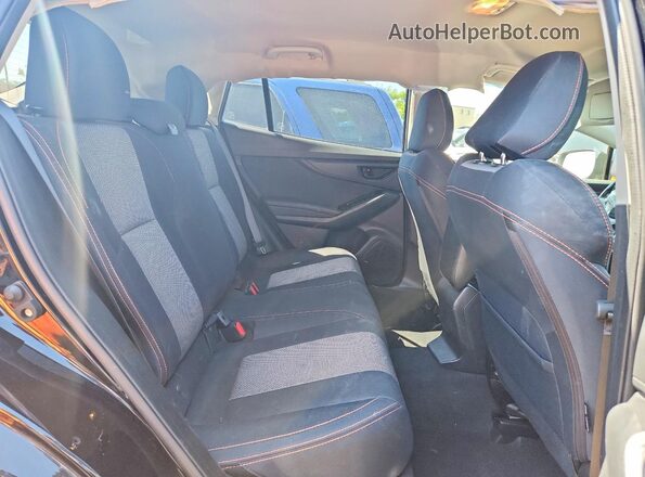 JF2GTAPC3L8204438 2020 SUBARU CROSSTREK Black Widok wnętrza z tyłu