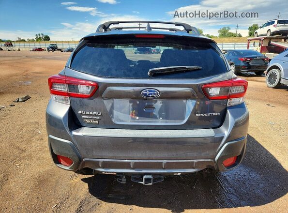 JF2GTAPC3L8263053 2020 SUBARU CROSSTREK Gray უკანა ხედი