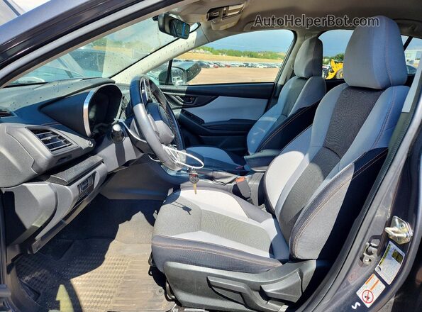 JF2GTAPC3L8263053 2020 SUBARU CROSSTREK Gray წინა სალონის ხედი
