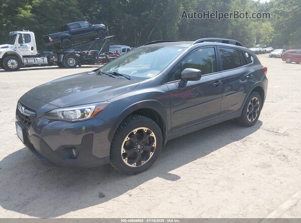 JF2GTAPC3M8677905 2021 SUBARU CROSSTREK Green Front left