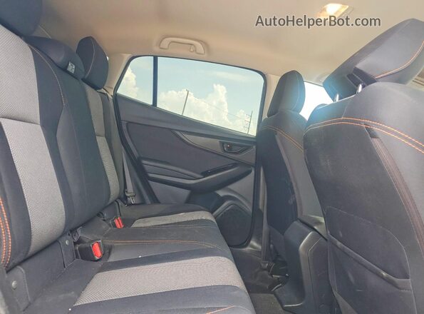 JF2GTAPC4LH232457 2020 SUBARU CROSSTREK Charcoal უკანა სალონის ხედი