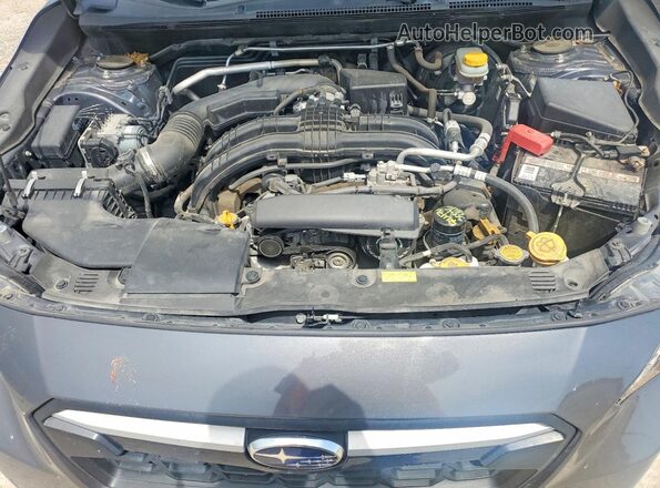JF2GTAPC4LH232457 2020 SUBARU CROSSTREK Charcoal ძრავის განყოფილების ხედი