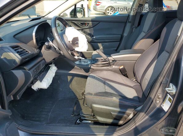 JF2GTAPC4M8679906 2021 SUBARU CROSSTREK Gray Вид салону спереду