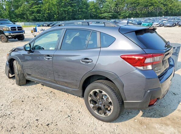 JF2GTAPC4M8679906 2021 SUBARU CROSSTREK Gray Задня ліва чверть