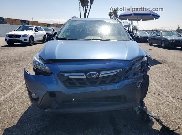 JF2GTAPC4NH272654 2022 SUBARU CROSSTREK Blue Vista frontal