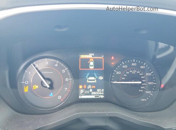 JF2GTAPC4NH272654 2022 SUBARU CROSSTREK Blue Vista del cuadro de instrumentos