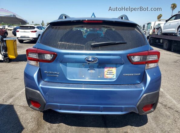 JF2GTAPC4NH272654 2022 SUBARU CROSSTREK Blue Vista trasera