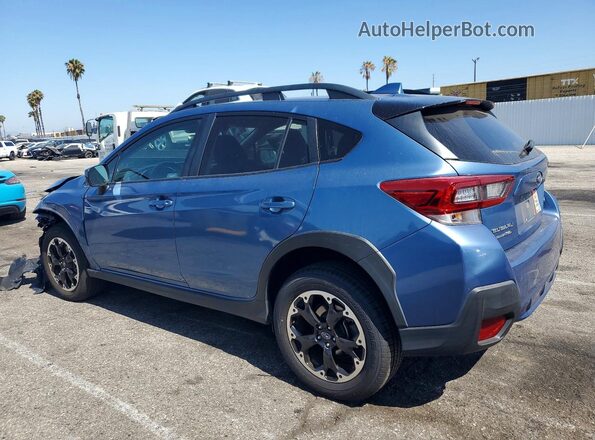 JF2GTAPC4NH272654 2022 SUBARU CROSSTREK Blue Trasero izquierdo