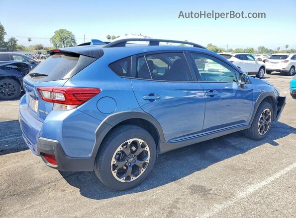 JF2GTAPC4NH272654 2022 SUBARU CROSSTREK Blue Trasero derecho