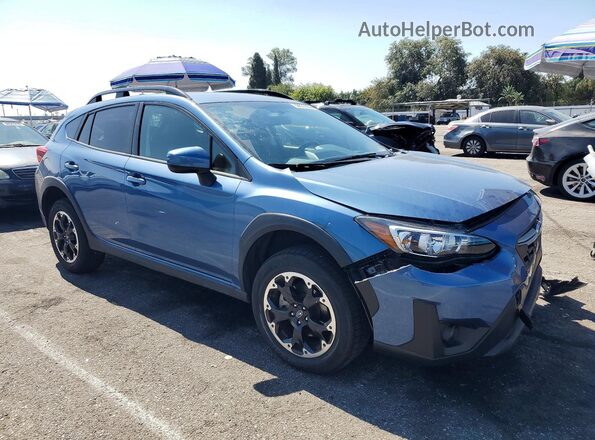 JF2GTAPC4NH272654 2022 SUBARU CROSSTREK Blue Delantero derecho