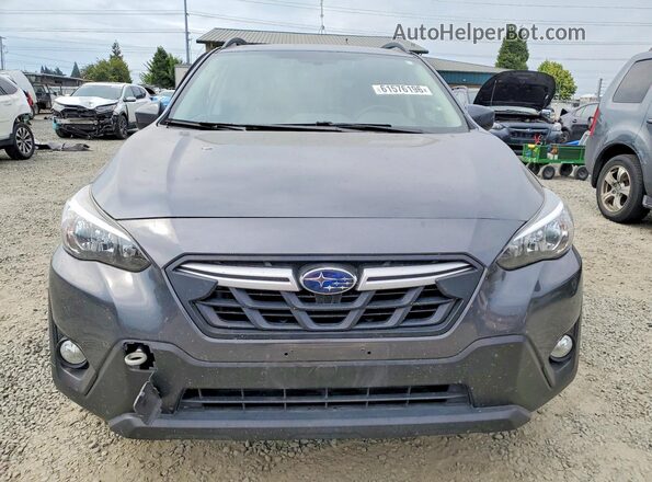 JF2GTAPC5M8269213 2021 SUBARU CROSSTREK Gray Front view