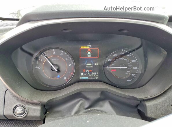 JF2GTAPC5M8269213 2021 SUBARU CROSSTREK Gray Instrument cluster view