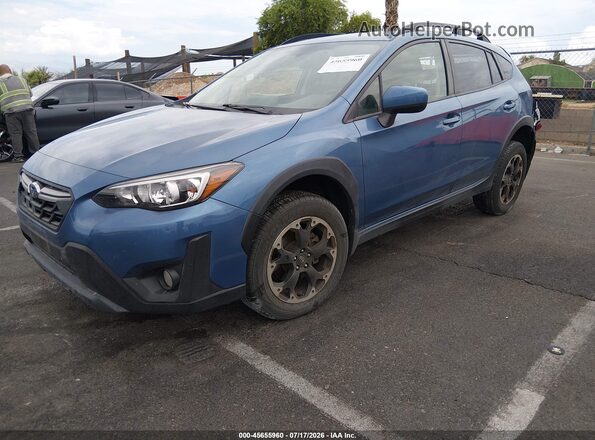 JF2GTAPC5MH304526 2021 SUBARU CROSSTREK Blue Front left