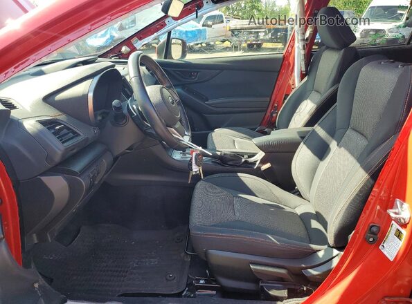 JF2GTAPC6M8369143 2021 SUBARU CROSSTREK Red Vista interior delantera