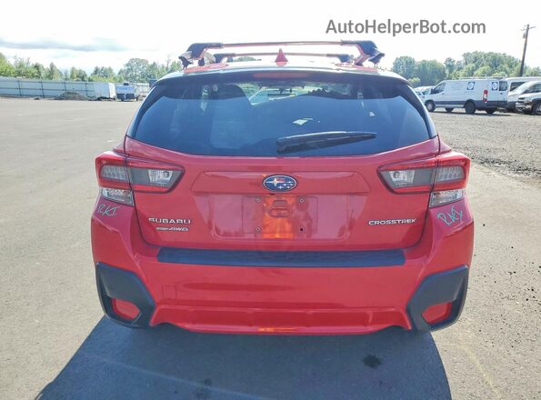 JF2GTAPC6M8369143 2021 SUBARU CROSSTREK Red Vista trasera