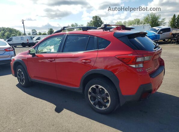 JF2GTAPC6M8369143 2021 SUBARU CROSSTREK Red Trasero izquierdo
