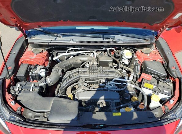 JF2GTAPC6M8369143 2021 SUBARU CROSSTREK Red Vista interior trasera
