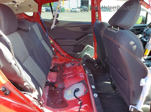 JF2GTAPC6M8369143 2021 SUBARU CROSSTREK Red Vista de los asientos traseros