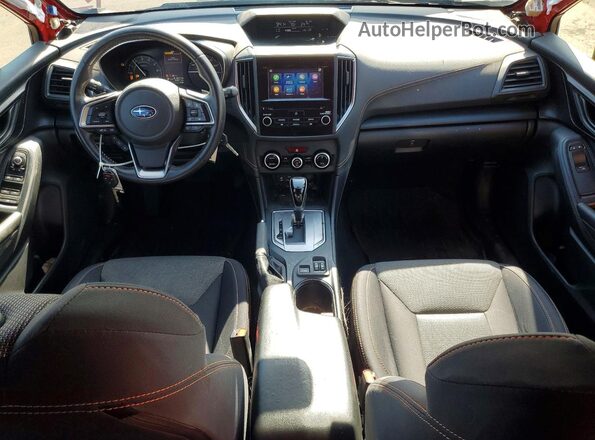 JF2GTAPC6M8369143 2021 SUBARU CROSSTREK Red Vista del salpicadero