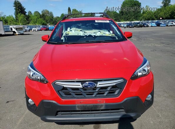 JF2GTAPC6M8369143 2021 SUBARU CROSSTREK Red Vista frontal