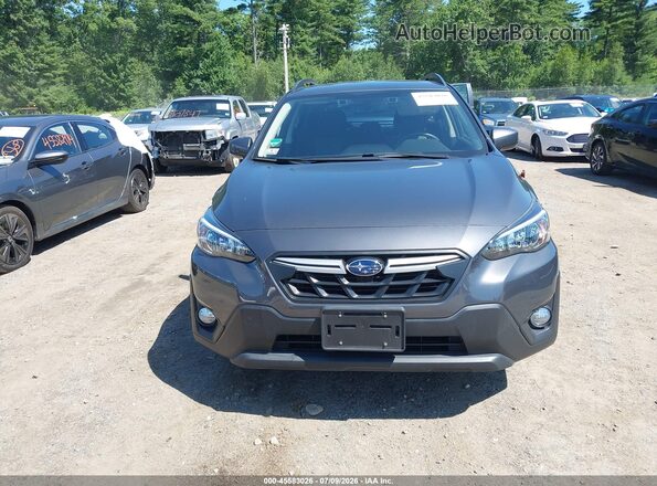 JF2GTAPC6M8683374 2021 SUBARU CROSSTREK Gray Սալոնի հետևի տեսք