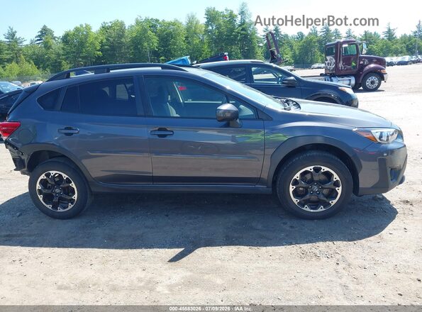 JF2GTAPC6M8683374 2021 SUBARU CROSSTREK Gray Սալոնի 360 աստիճան տեսք
