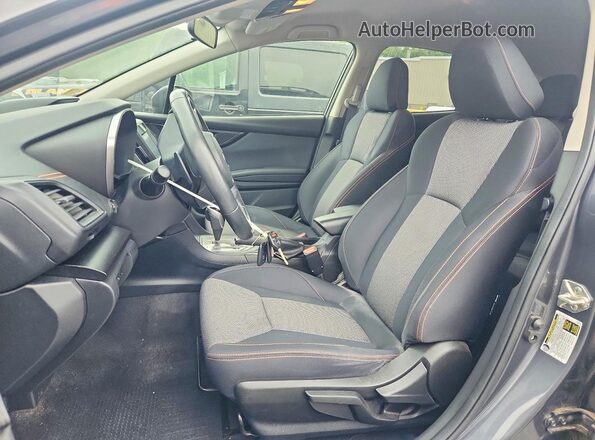 JF2GTAPC7M8249285 2021 SUBARU CROSSTREK Charcoal Vista interior delantera