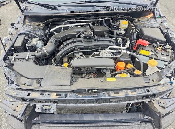 JF2GTAPC7M8249285 2021 SUBARU CROSSTREK Charcoal Vista del compartimento del motor