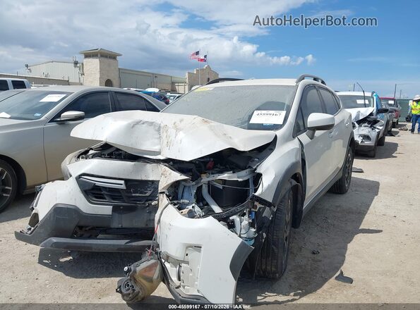 JF2GTAPC7M8255927 2021 SUBARU CROSSTREK White Առջևի ձախ երեք քառորդ տեսարան
