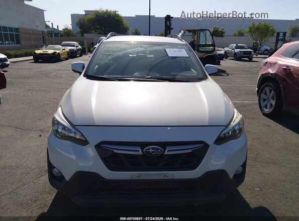 JF2GTAPC7M8299541 2021 SUBARU CROSSTREK White Вид щитка приладів