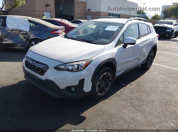 JF2GTAPC7M8299541 2021 SUBARU CROSSTREK White Передня ліва чверть