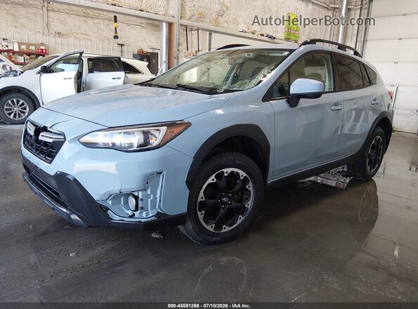 JF2GTAPC7NH262622 2022 SUBARU CROSSTREK Синий Передняя левая четверть