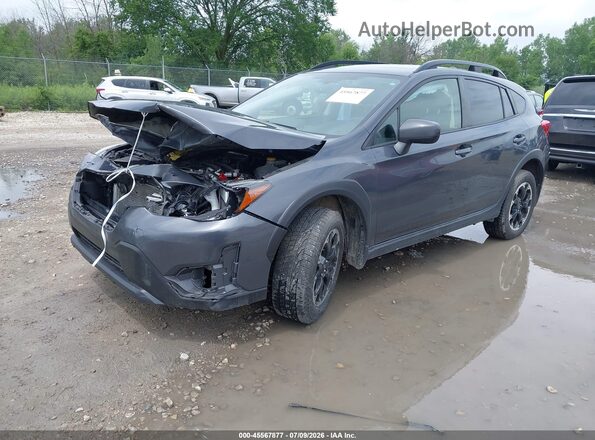 JF2GTAPC8M8261431 2021 SUBARU CROSSTREK Gray Front left