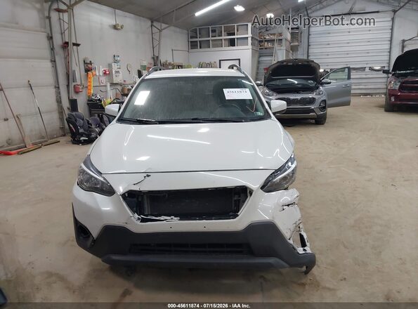 JF2GTAPC8M8316167 2021 SUBARU CROSSTREK White ხელსაწყოთა პანელის ხედი
