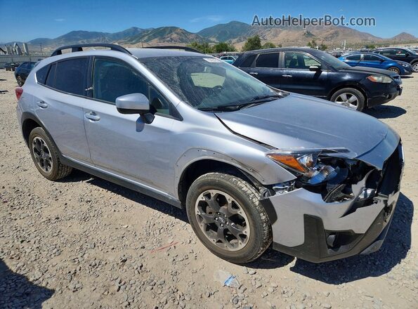 JF2GTAPC8PH318845 2023 SUBARU CROSSTREK Серебряный Передняя правая четверть