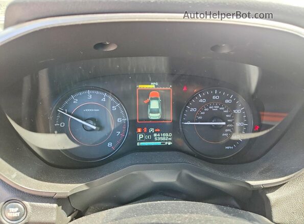 JF2GTAPC8PH318845 2023 SUBARU CROSSTREK Серебряный Вид щитка приборов