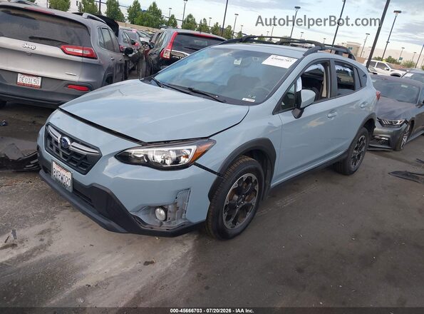 JF2GTAPC9M8386373 2021 SUBARU CROSSTREK Blue Przód lewy