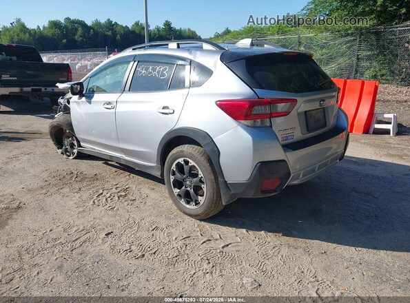 JF2GTAPCXM8335075 2021 SUBARU CROSSTREK Silver Trasero izquierdo