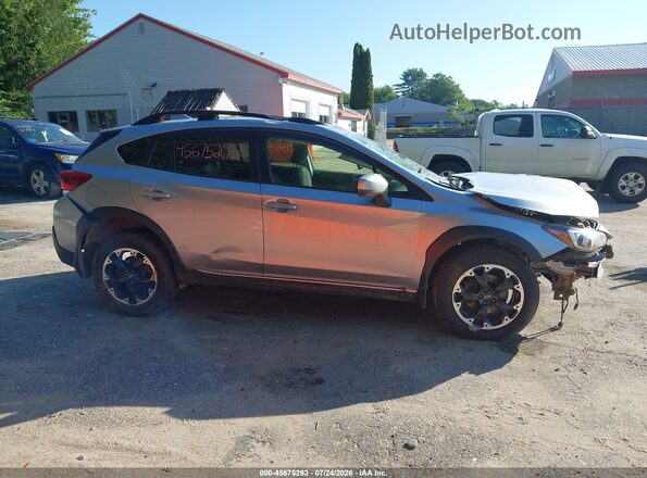 JF2GTAPCXM8335075 2021 SUBARU CROSSTREK Silver Vista interior trasera