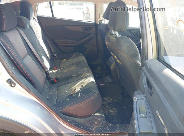 JF2GTAPCXM8335075 2021 SUBARU CROSSTREK Silver Vista de la etiqueta del VIN