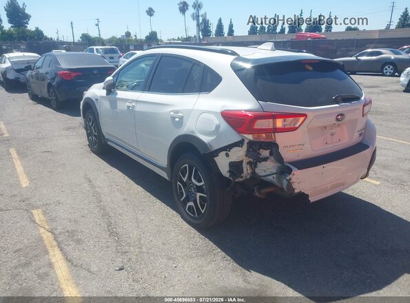 JF2GTDEC5KH399655 2019 SUBARU CROSSTREK HYBRID White Trasero izquierdo