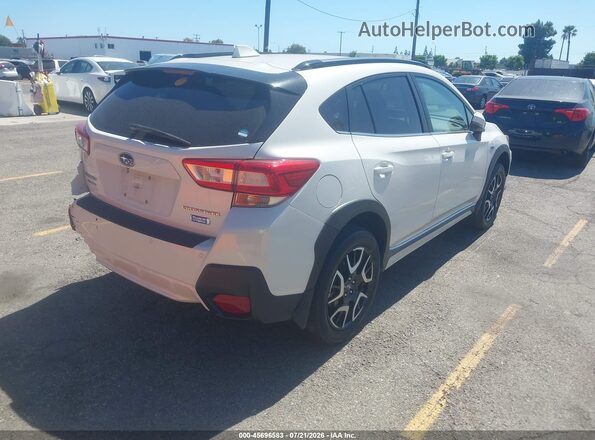 JF2GTDEC5KH399655 2019 SUBARU CROSSTREK HYBRID White Trasero derecho