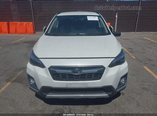 JF2GTDEC5KH399655 2019 SUBARU CROSSTREK HYBRID White Vista del cuadro de instrumentos