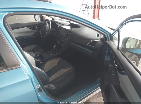 JF2GTDEC8KH325159 2019 SUBARU CROSSTREK HYBRID Синий Вид салона спереди