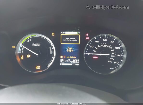 JF2GTDEC8KH325159 2019 SUBARU CROSSTREK HYBRID Синий Вид задних сидений